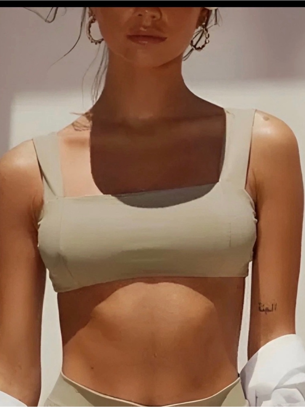 Tan + Lines Swim by Sivan Ayla Wide Strap Bikini Top Size XXL